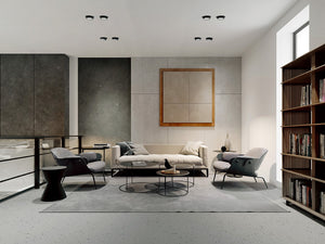 LELANTO faretto Incasso Orientabile 2 Luci Nero attacco GU10 l.20cm