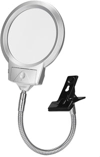 LENTE DI INGRANDIMENTO DA TAVOLO LAMPADA A LED 2X 5X FLESSIBILE CON PINZA CLIP