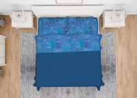 Completo Lenzuola Letto In 100% Cotone Made Italy Disegno Zodiaco 25GI - Maxi - Zodiaco 25GI