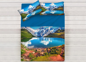 Lenzuola Copriletto Letto Sogni D'oro 100% Cotone Disegno Bernese 63 - Singolo - Bernese 63