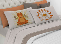 Completo Lenzuola Matrimoniale 100% Cotone Digitale Spin-Off Yo Gatto