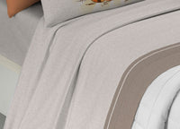 Completo Lenzuola Matrimoniale 100% Cotone Digitale Spin-Off Yo Gatto