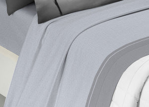 Completo Lenzuola Matrimoniale 100% Cotone Digitale Spin-Off Relax