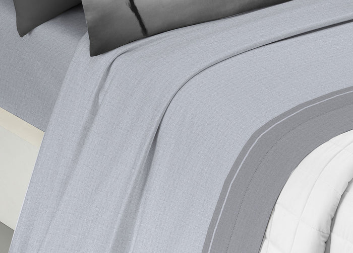 Completo Lenzuola Matrimoniale 100% Cotone Digitale Spin-Off Relax