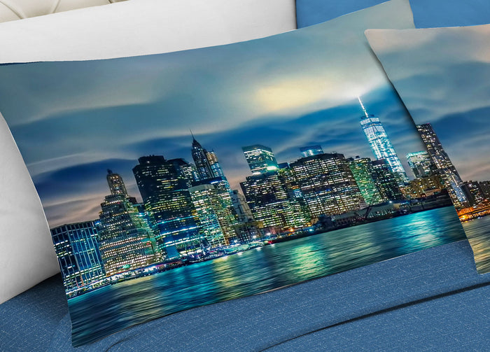 Completo Lenzuola Matrimoniale 100% Cotone Digitale Spin-Off Paesaggio