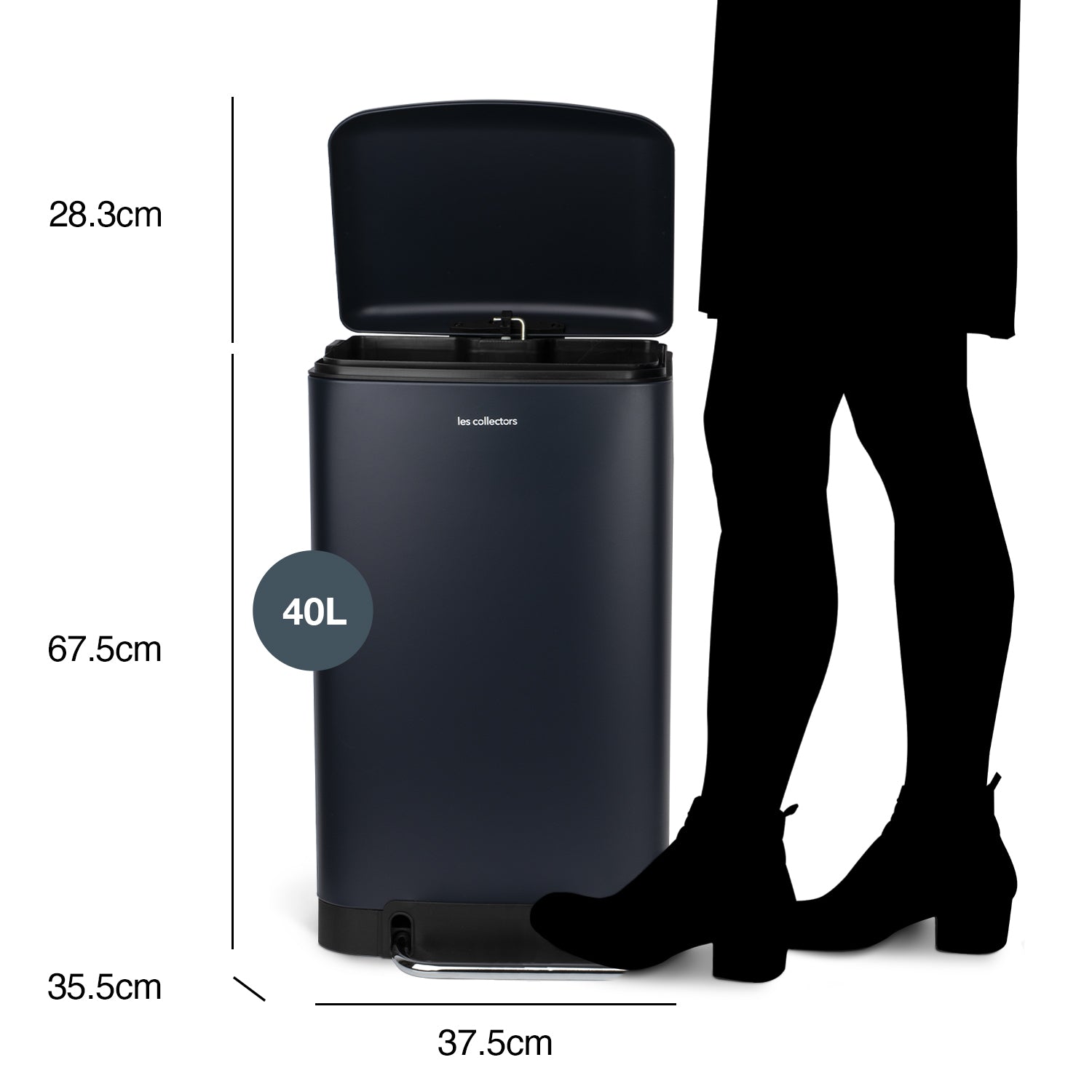 Pattumierp a pedale 40L