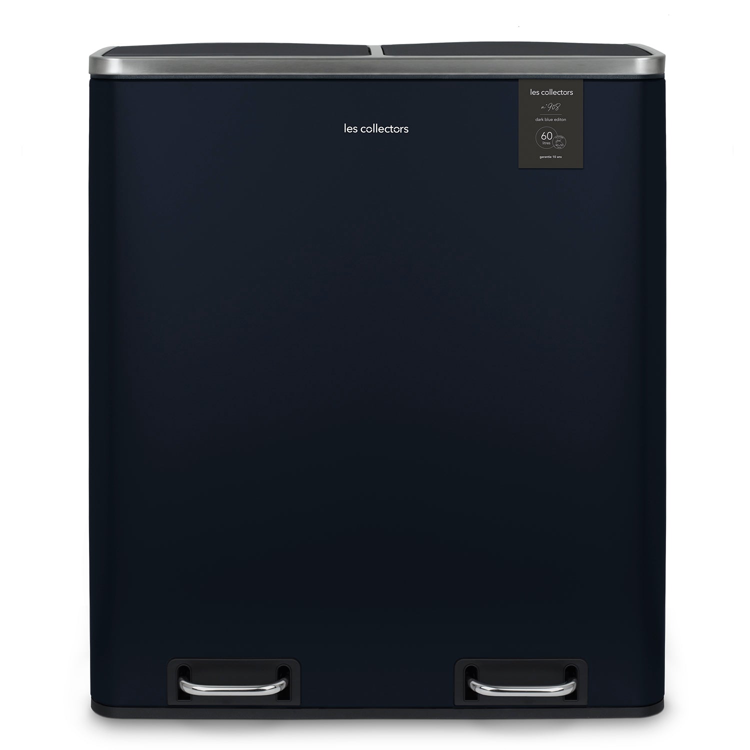 Pattumiera per differenziata 2x30L blu