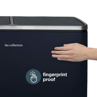 Pattumiera per differenziata 2x30L blu