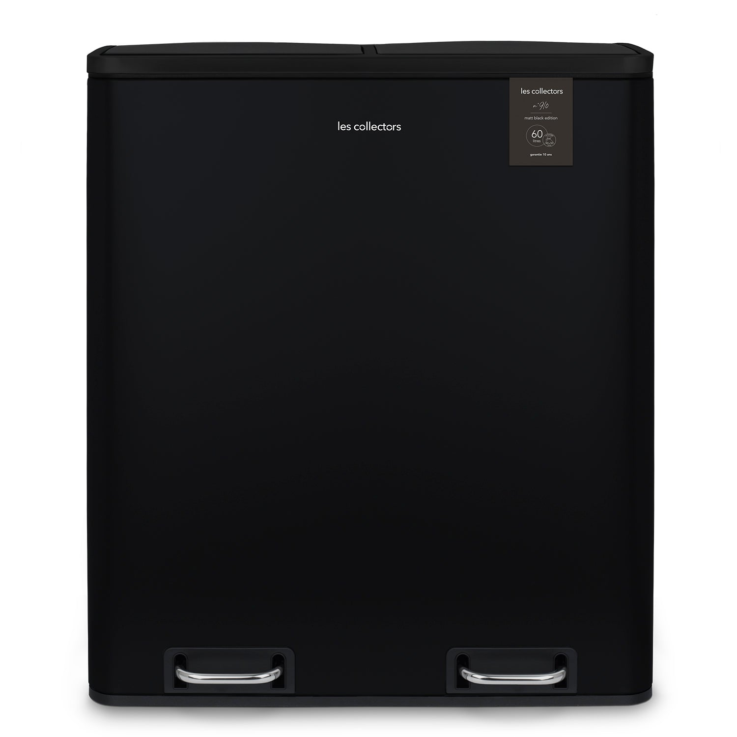 Pattumiera per differenziata 2x30L nera