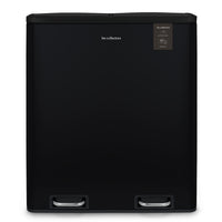 Pattumiera per differenziata 2x30L nera