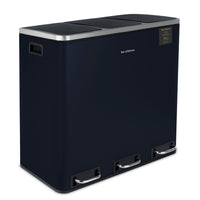 Pattumiera per differenziata 3x18L blu