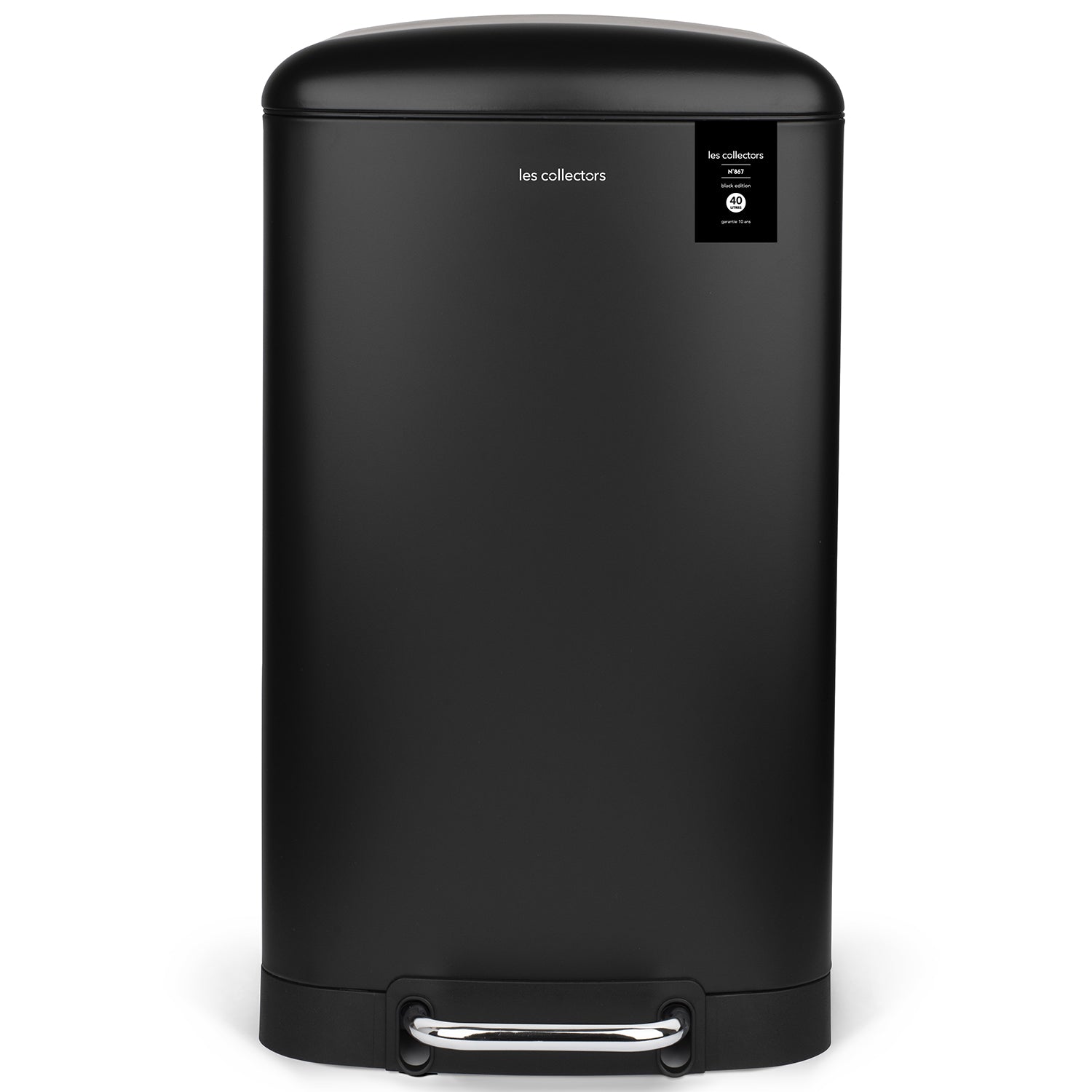 Pattumiera a pedale 40L - nero