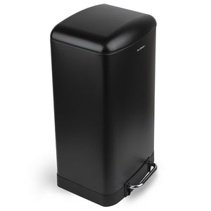 Pattumiera a pedale 40L - nero
