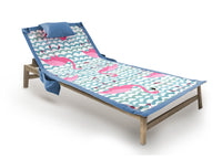 Telo Mare Da Lettino Con Cuscino Modello Comodo Summer Disegno Domingo