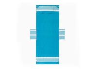 Telo Mare Lettino Spiaggia Piscina Con Cuscino E Tasche Palau Turchese