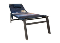 Lettino Mare Microfibra Lettino Con Cuscino E Tasche Modello Trip - Lettino - Moon