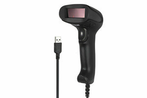LETTORE CODICE A BARRE BARCODE SCANNER CON CAVO USB PISTOLA LASER Q-A202