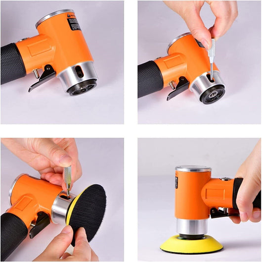 LEVIGATRICE ORBITALE ANGOLARE PNEUMATICA  AD ARIA COMPRESSA 2" 50mm