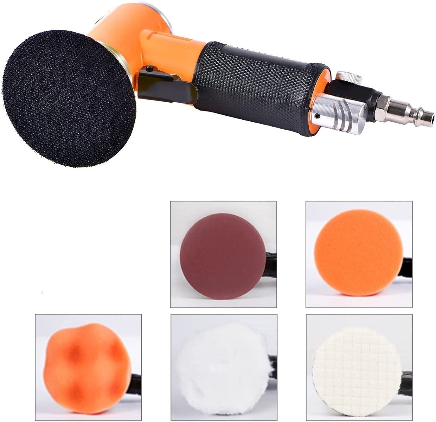 LEVIGATRICE ORBITALE ANGOLARE PNEUMATICA  AD ARIA COMPRESSA 2" 50mm