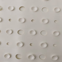 Ogomondo tappeto antiscivolo per vasca rettangolare in gomma *** tinta bianco, confezione 1