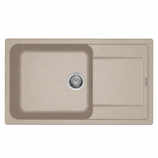 Lavello Elleci Incasso 1 vasca 86x50 Life 410 Granitek Avena LG241051