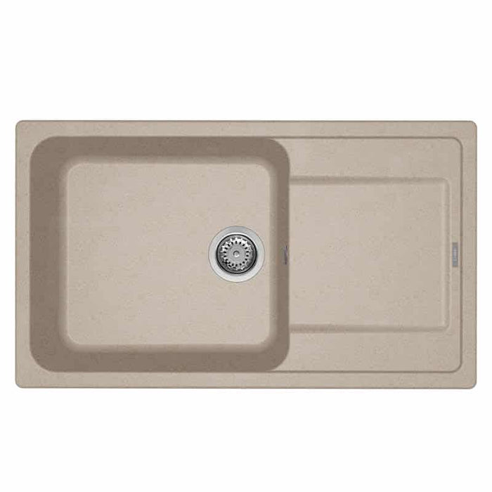 Lavello Elleci Incasso 1 vasca 86x50 Life 410 Granitek Avena LG241051