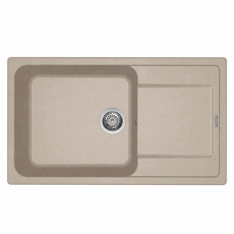 Lavello Elleci Incasso 1 vasca 86x50 Life 410 Granitek Avena LG241051