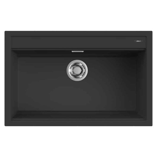 Lavello Elleci Incasso 1 vasca 79x51 Best 130 Granitek Nero LGB13040