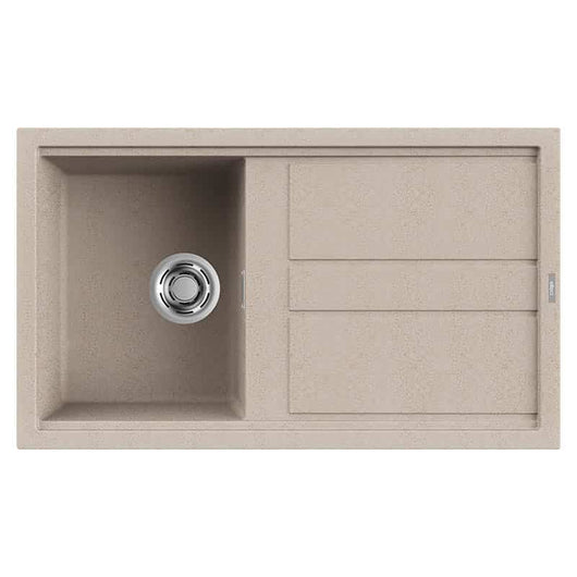 Lavello Elleci Incasso 1 vasca 86x51 Best 400 Granitek Avena LGB40051