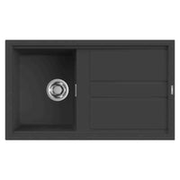 Lavello Elleci Incasso 1 vasca 86x51 Best 400 Granitek Antracite LGB40059