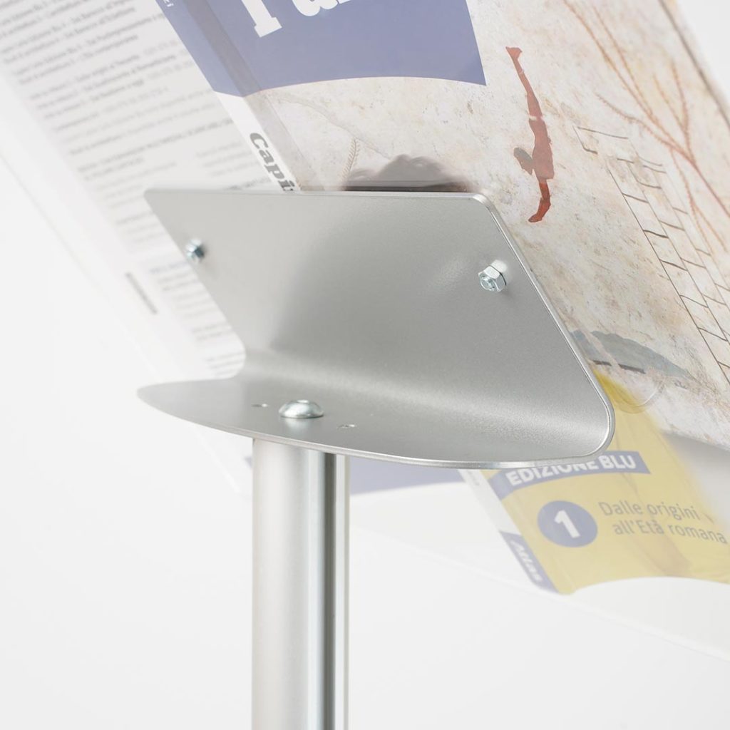 Podio Leggio in plexiglass con piantana mod.L