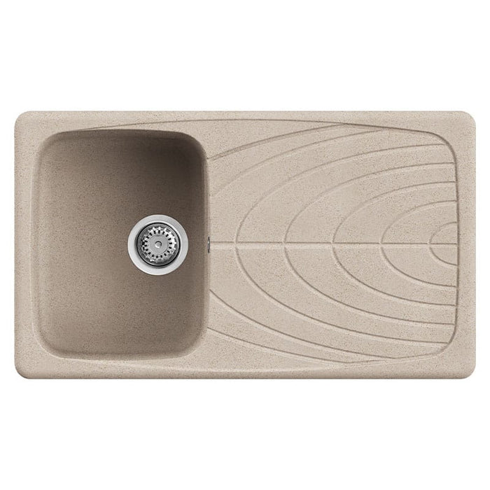 Lavello Elleci Incasso 1 vasca 86x50 Master 400 Granitek Avena LGM40051