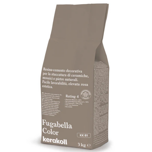 Stucco ibrido piastrelle fugabella impermeabile resistente confezione 3 kg *** colore- kk 81, confezione 1