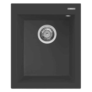 Lavello Elleci Incasso 1 vasca 41x50 Quadra 100 Granitek Antracite LGQ10059
