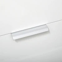 Mobile per Soggiorno con Armadietto e Cassetto, Ripiani regolabili su 3 livelli 70x35x92cm, Bianco