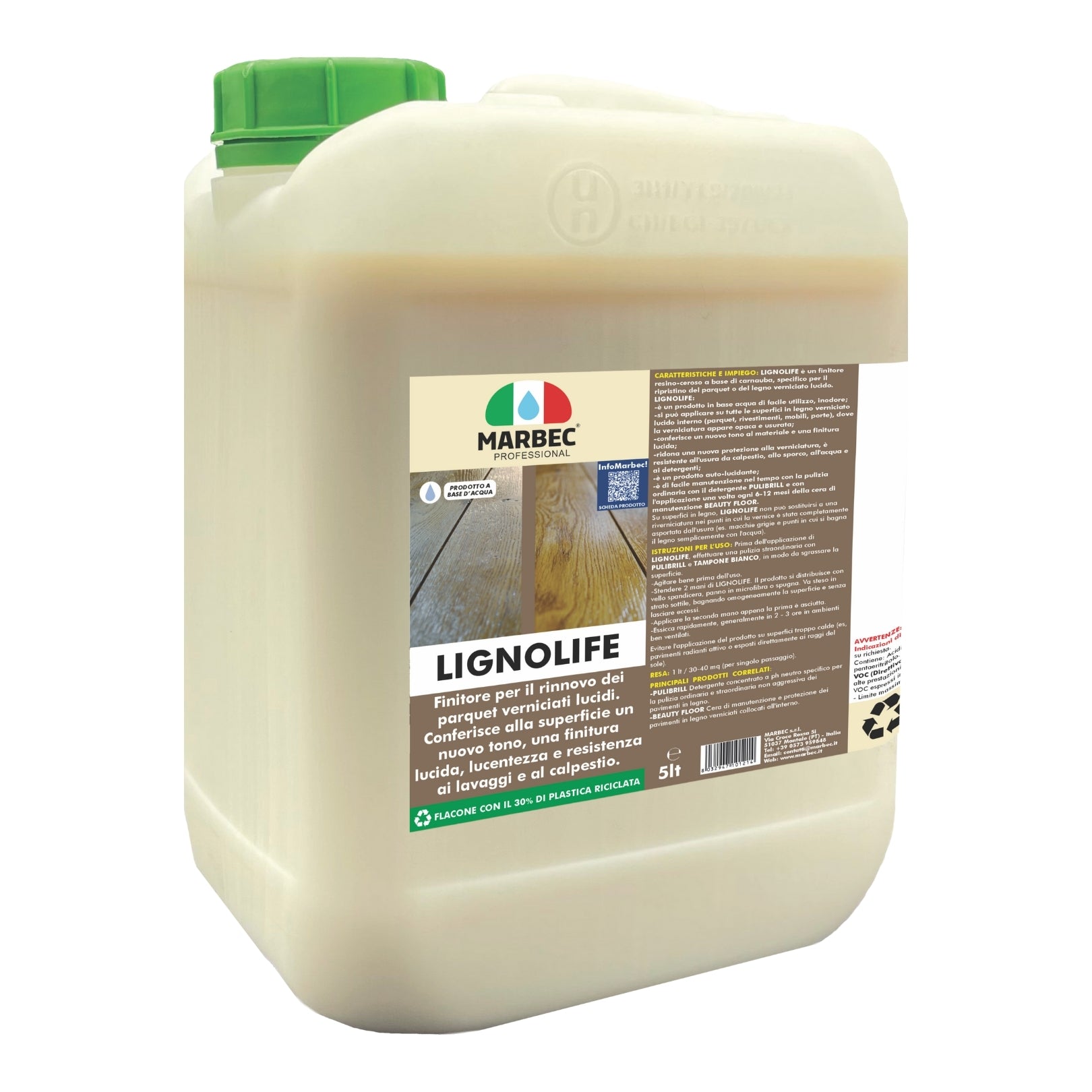 Prodotto per parquet rovinato LIGNOLIFE   5LT