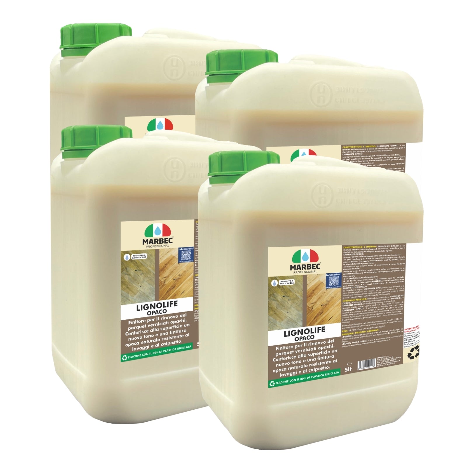 Prodotto per parquet rovinato LIGNOLIFE OPACO   5LTx4Pz