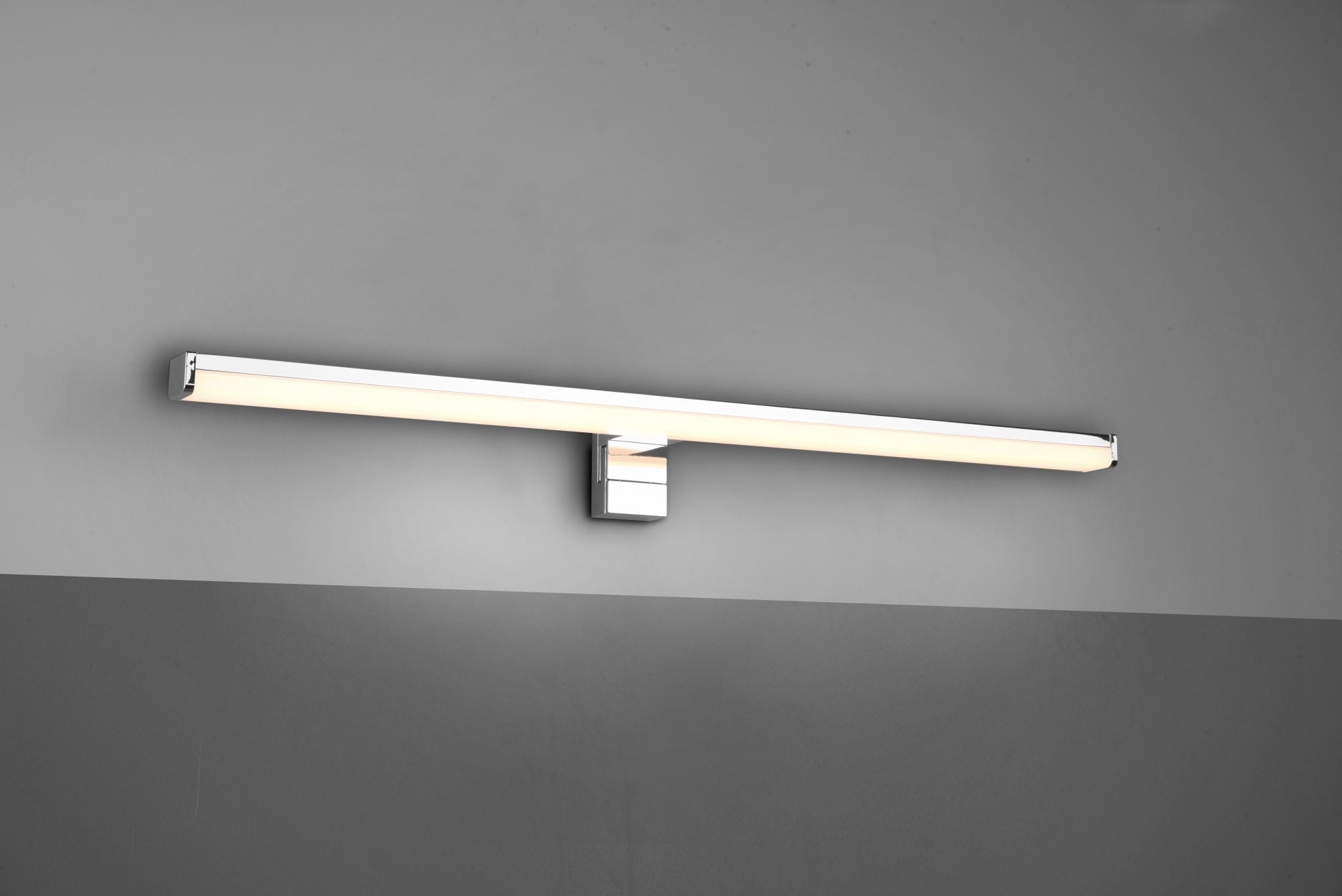 LINO H2O APPLIQUE LED 11W 1350lm, 3000K CROMO ANCHE CON POSSIBILITA' DI AVVITARE SU SPECCHIO IP44 L. 60CM