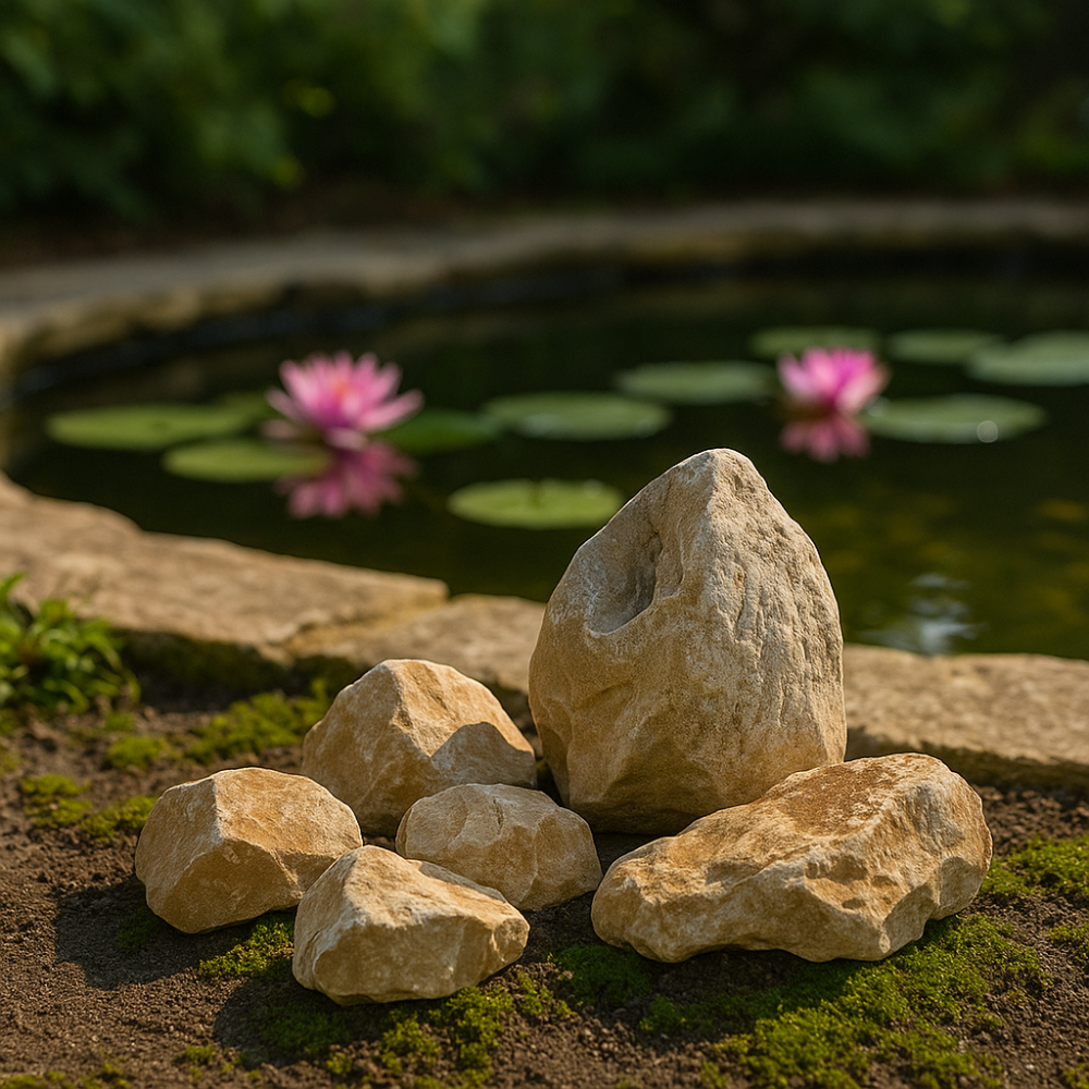 Fortunato rocce ornamentali sfuse 100/200 mm decorazione vialetti 1kg