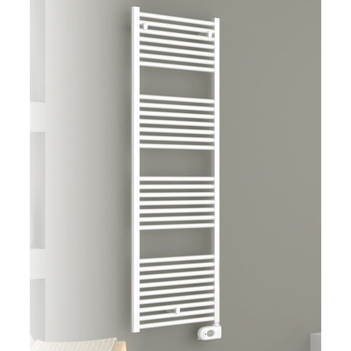 Termoarredo Scaldasalviette Cordivari Modello LISA 22 Elettrico In Acciaio Verniciato Bianco con Termostato Ambiente Digitale ECO - Vari Modelli 450 x 1160