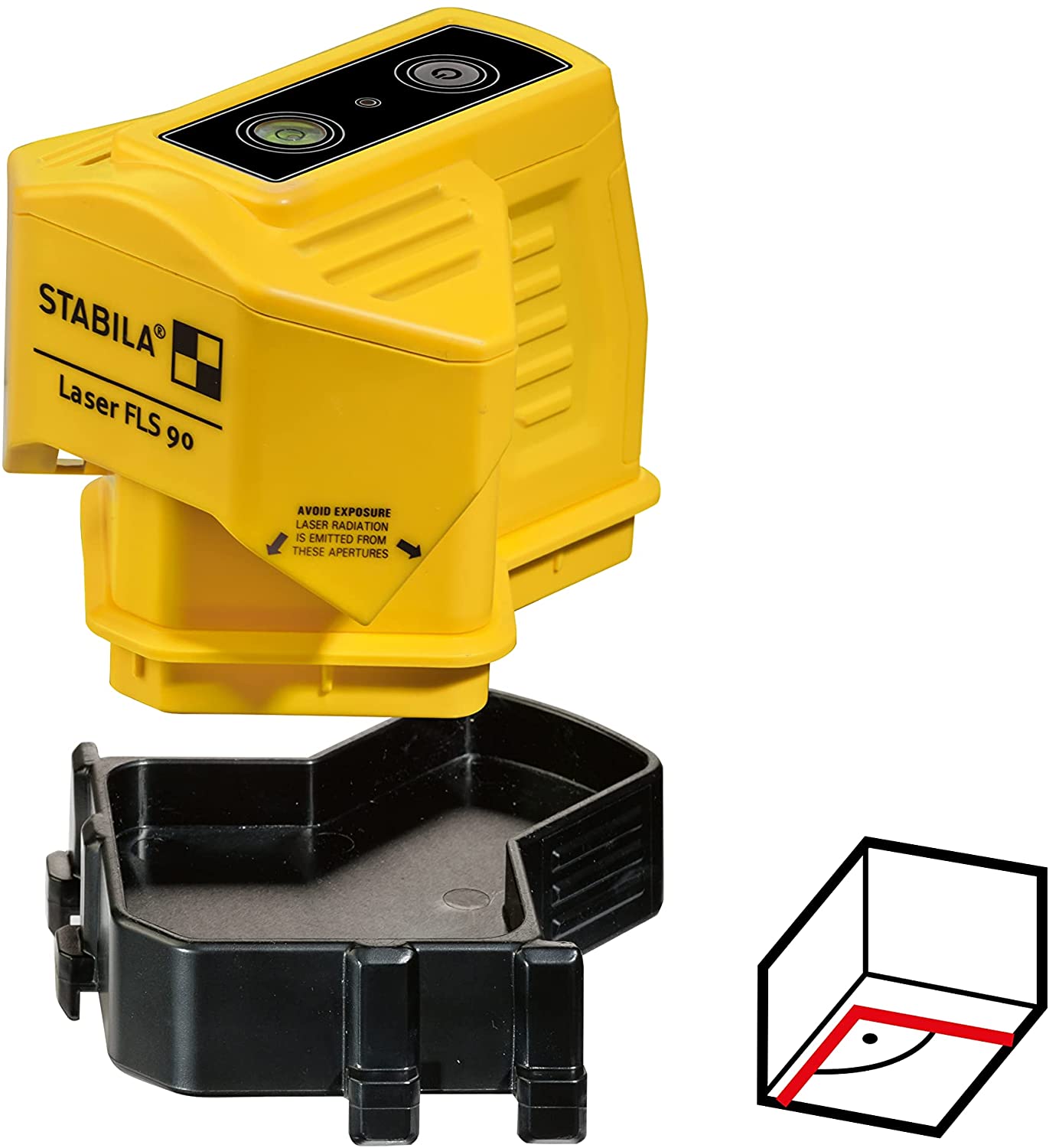 LIVELLA LASERA A PROIEZIONE DI LINEE FLS 90 - STABILA