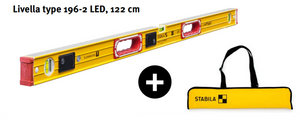 LIVELLA TYPE 196-2 LED, 122 cm - STABILA