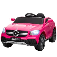 Auto elettrica per bambini, Potenza 12V, con telecomando, luci a LED, musica e 3 velocità, 3-6 anni, Rosa