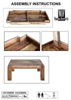 Tavolo Da Caffe' Rett. Elegant Sheesham Cm 109X61X45