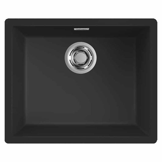 Lavello Elleci Incasso 1 vasca 55,6x45,6 Zen 105 Keratek Plus Nero Black Assoluto LKZ10586