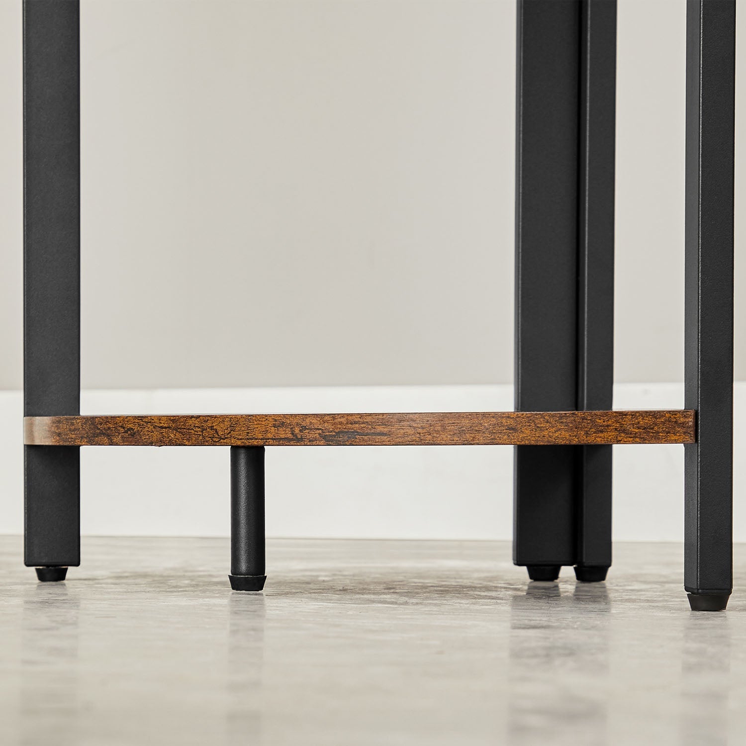 Scaffale angolare a 5 ripiani libreria angolare unità di stoccaggio multiuso porta piante per soggiorno camera da letto ufficio stile industriale marrone 12_0005616