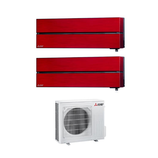 Condizionatore Mitsubishi Electric Dual Split Kirigamine Style Ruby Red 9+9 con MXZ-2F53VF R-32 Wi-Fi Integrato