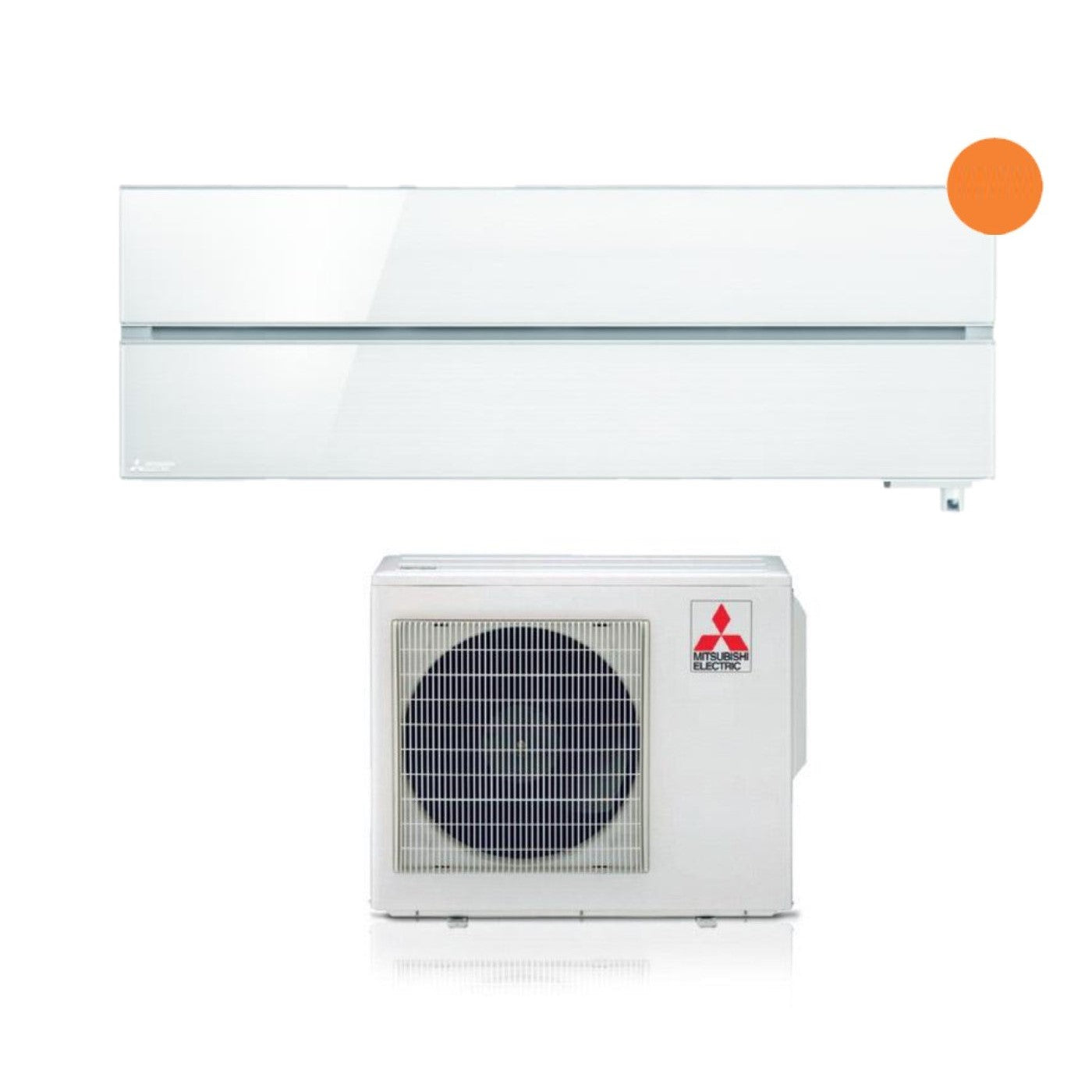 Condizionatore Mitsubishi Electric Kirigamine Style 12000 Btu MSZ-LN35VGV Pearl White R-32 Wi-Fi Integrato