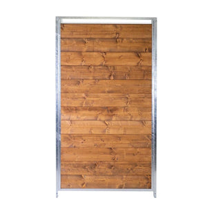 Box per cani da esterno coperto e retro in legno zincatura elettrolitica da 200x300xh180 cm