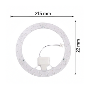 Fsl circolina magnetica led plafoniera 24w 4000k Ø215x22mm sistema on/off